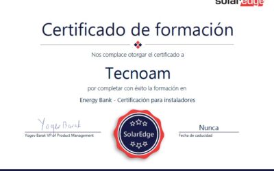 Obtenemos las certificaciones del fabricante SolarEdge